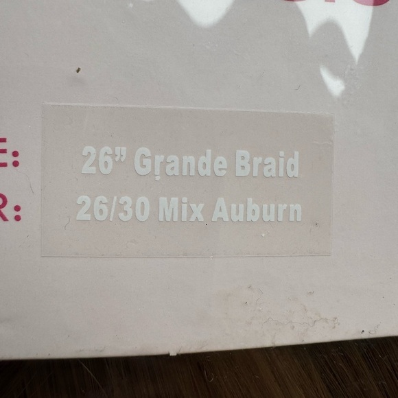 Lalla Bellz 26” Braiding Hair, Braiding Hair Extensions for Braids mix Auburn - Picture 5 of 7